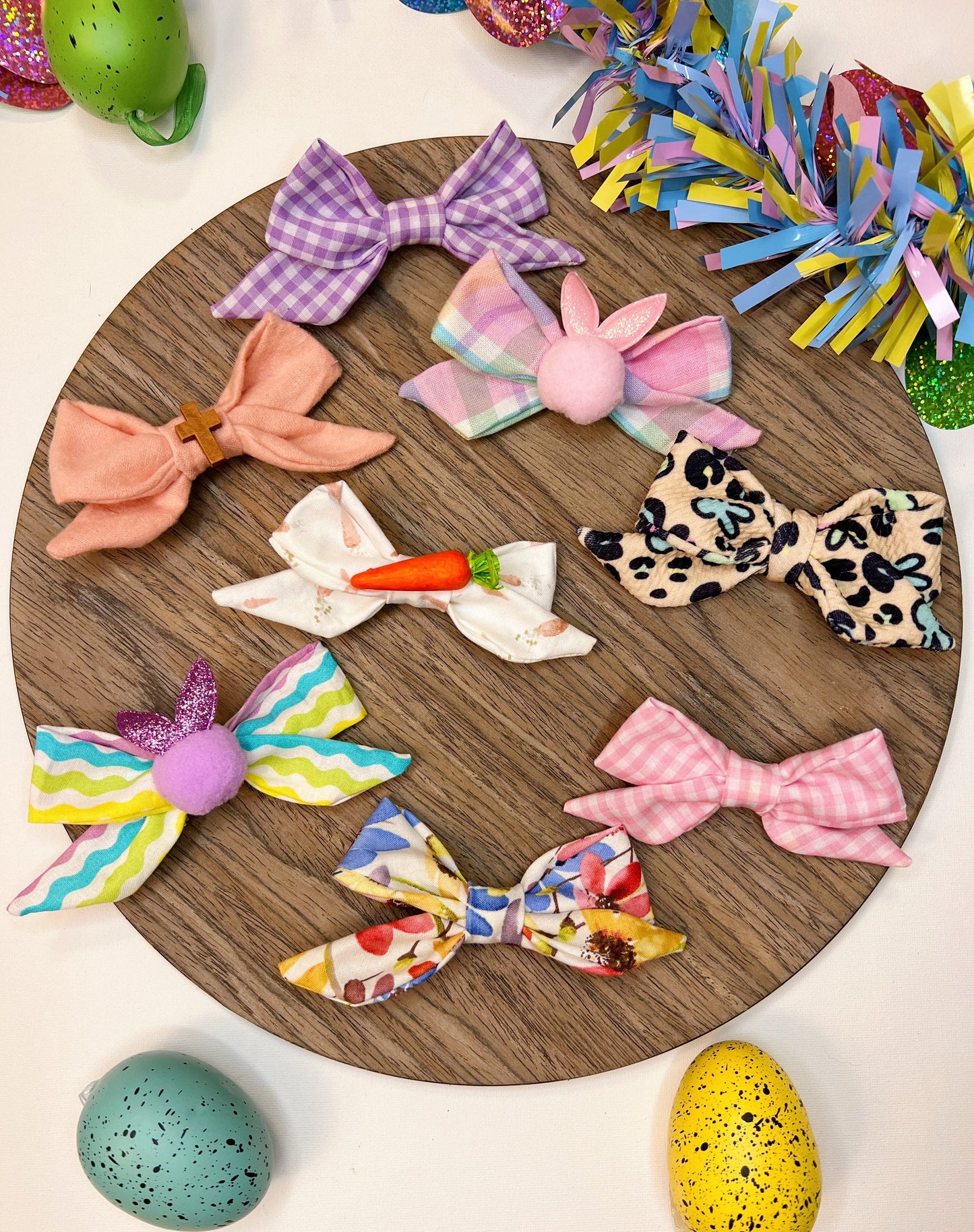 Easter hair bows