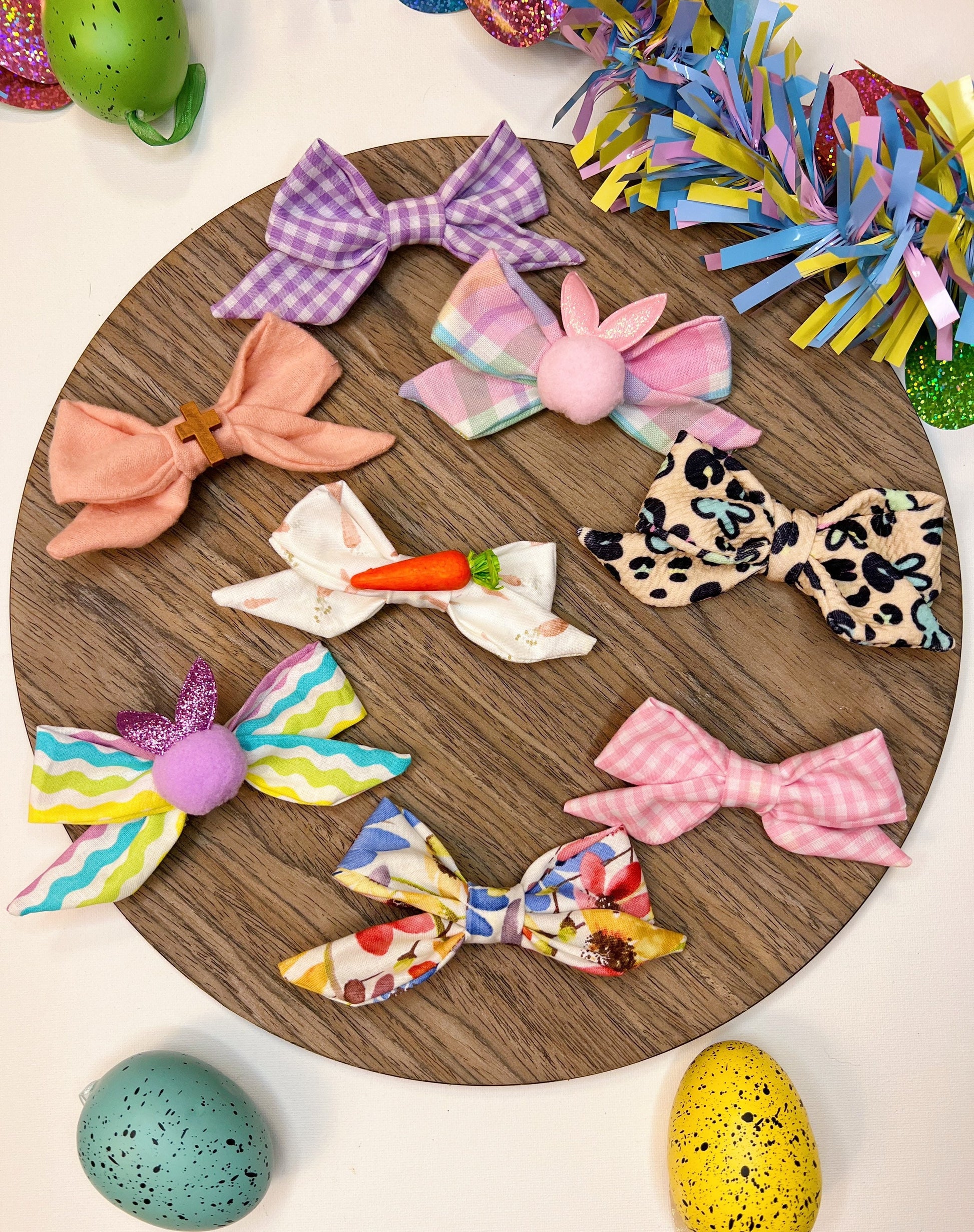 Easter hair bows