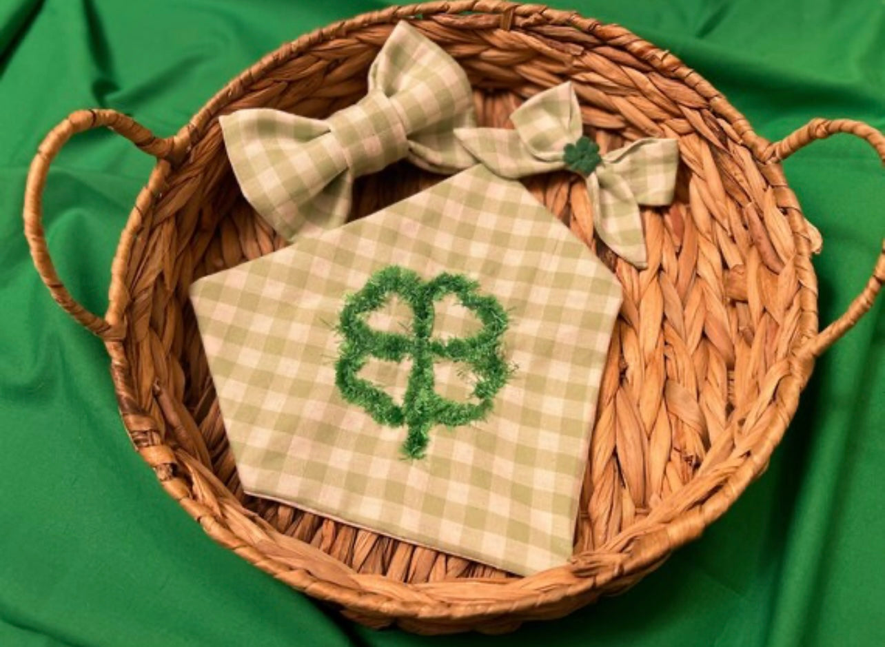 Irish kisses and shamrock wishes