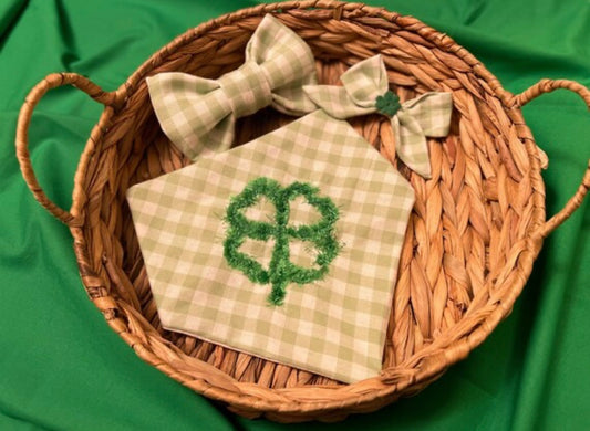 Irish kisses and shamrock wishes